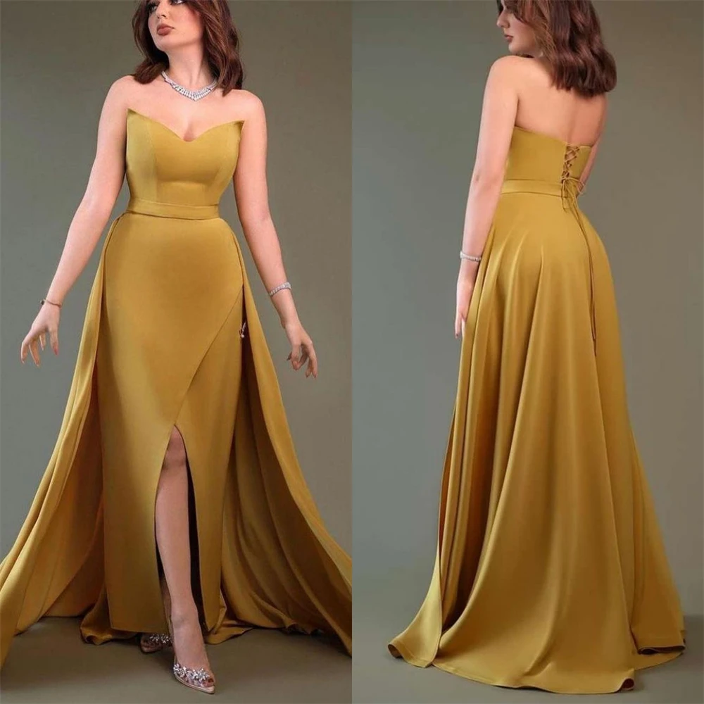 Изысканное платье-футляр без бретелек по индивидуальному заказу коктейльное