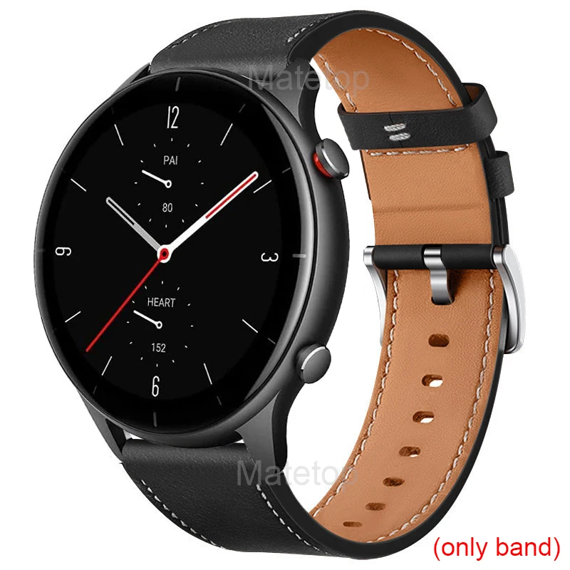 Кожаный ремешок-петля для Huami Amazfit GTR 4 3 Pro 2e