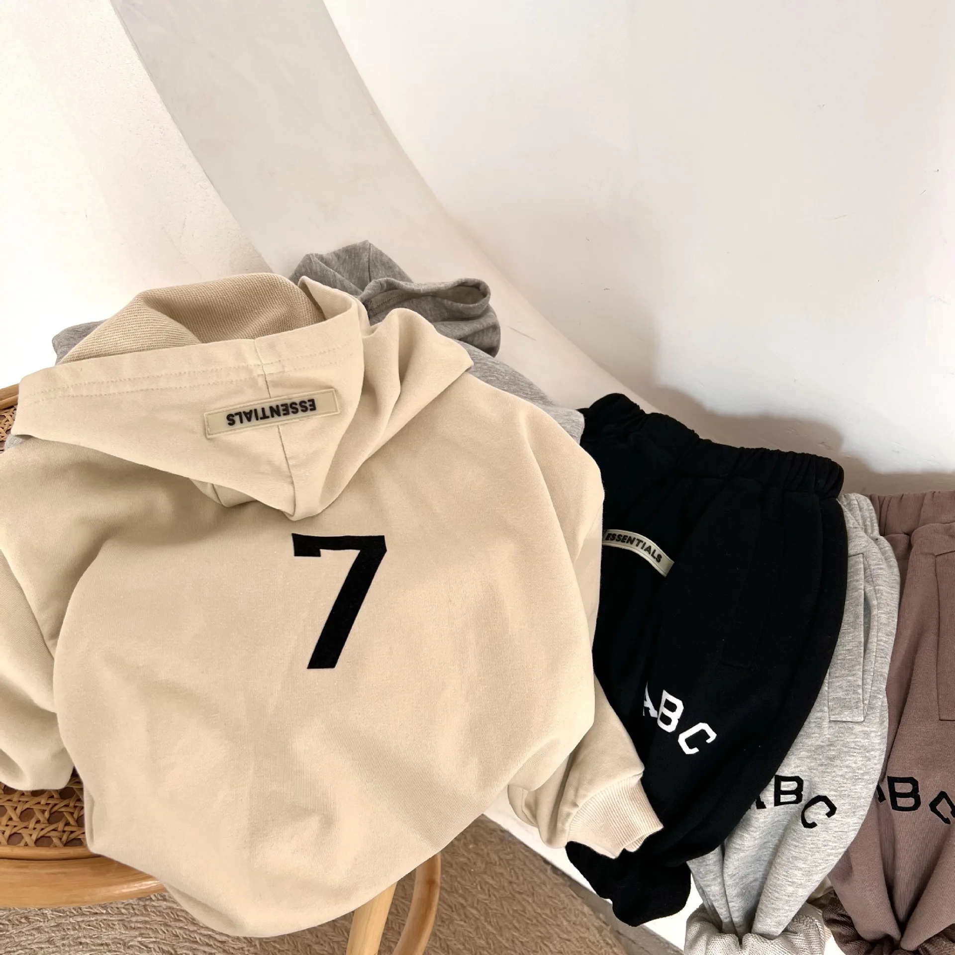 Повседневный костюм из 2 предметов для девочек и мальчиков детский спортивный