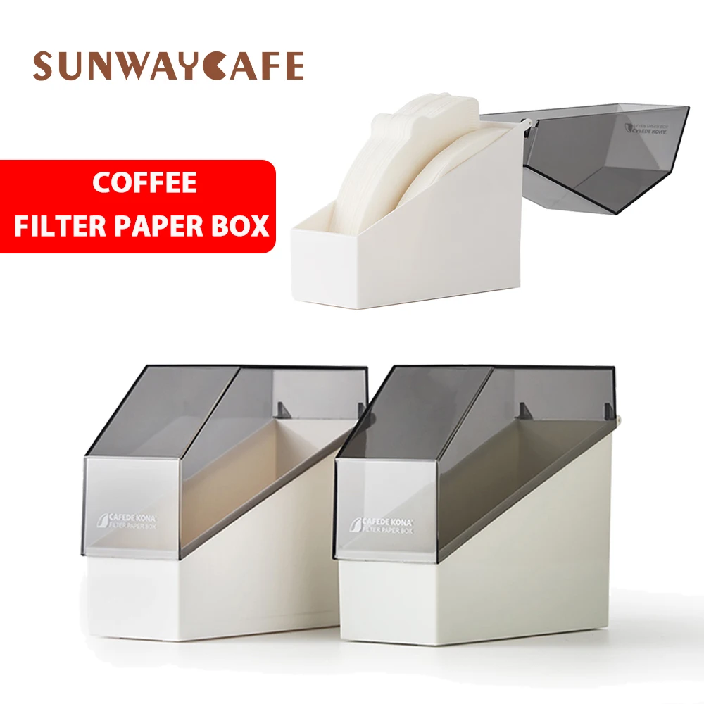 

V60 Coffee Filter Paper Box Rack Filtering Paper Storage Holder Stand Coffee Tools Coffee Accessories Cafe Tools For Barista