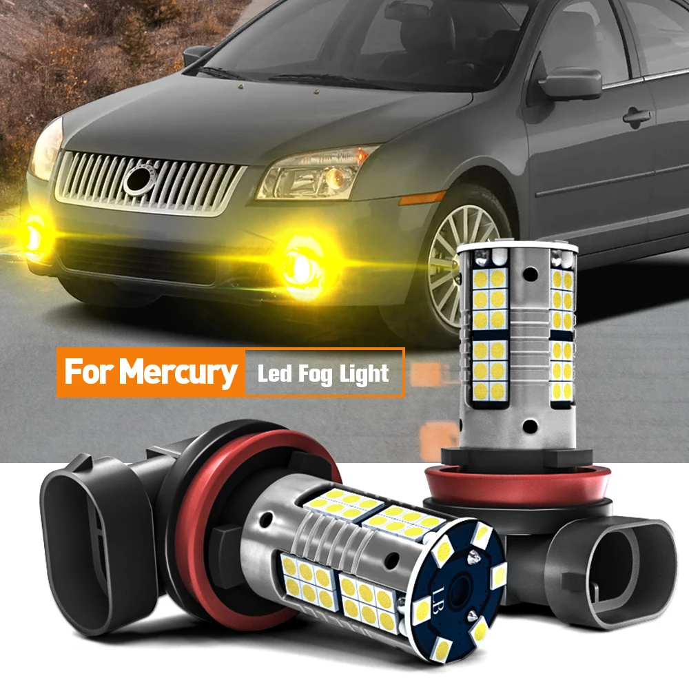 

2pcs LED Fog Light Blub Lamp H11 Canbus Error Free For Mercury Sable 2008-2010 Milan 2006 2007 2008 2009 2010 2011