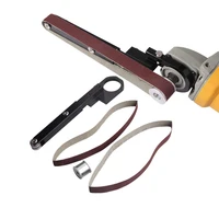 sander machine sanding belt adapter head convert with sanding belts for electric model 100 angle grinder woodworking tools