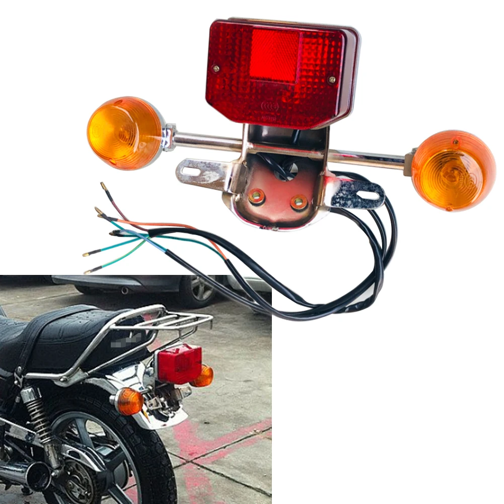 

Задний фонарь для мотоцикла, задний стоп-сигнал, поворосветильник сигнал для Honda CM125 125, поворосветильник свет s 12 В