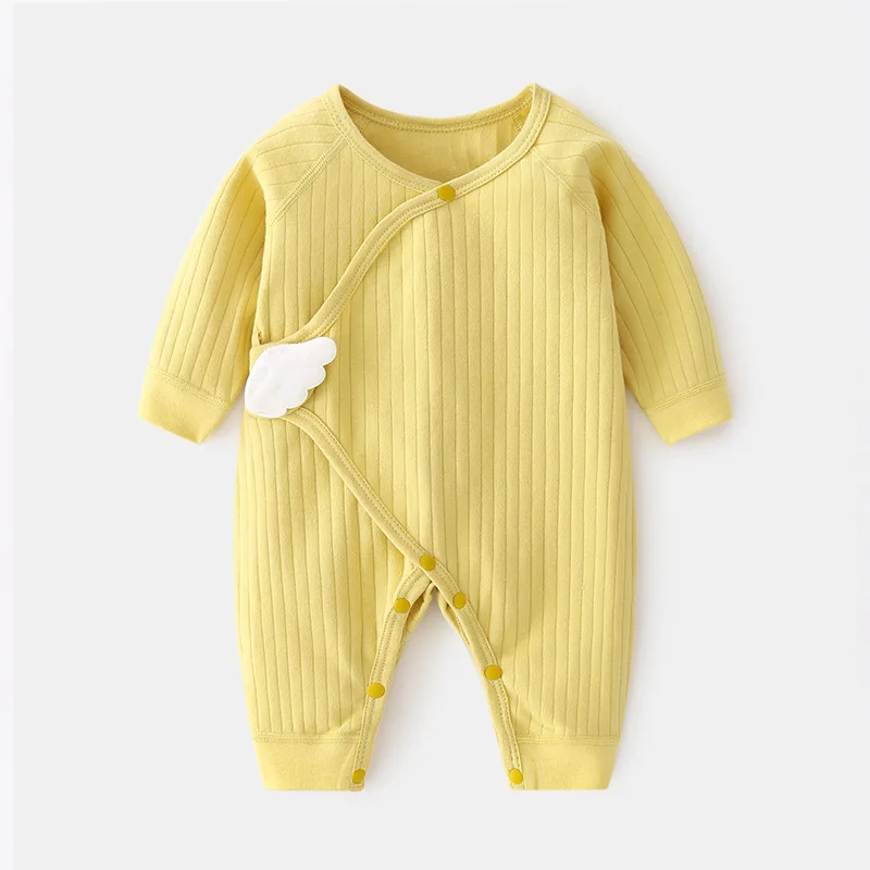 Newborn Baby Boy Girl Romper Spring Summer Baby Clothing Cotton Belt Clothes for Girl Babies Sleepwear 0 To 6 Month Baby Onesie