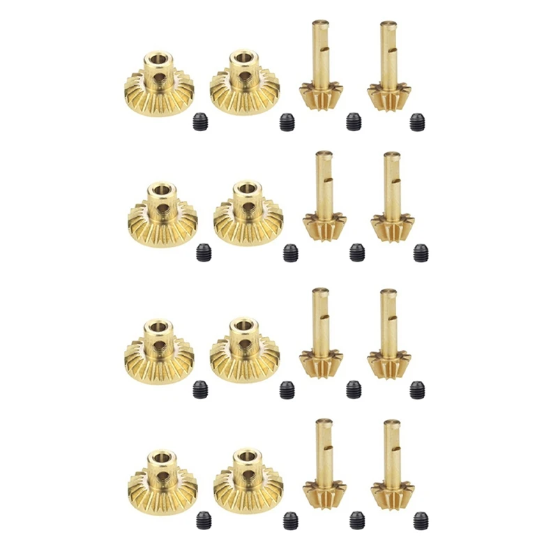 

16Pcs Brass Front & Rear Axle Gear Drive Shaft Gear Upgrade Accessories For WPL C14 C24 B24 B36 MN D90 D99 MN99S Parts