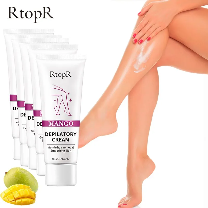 

5PCS Mango Powerful Hair Removal Cream Painless and Effective Hair Removal Hands and Legs Armpit Body Care Beauty Health Women