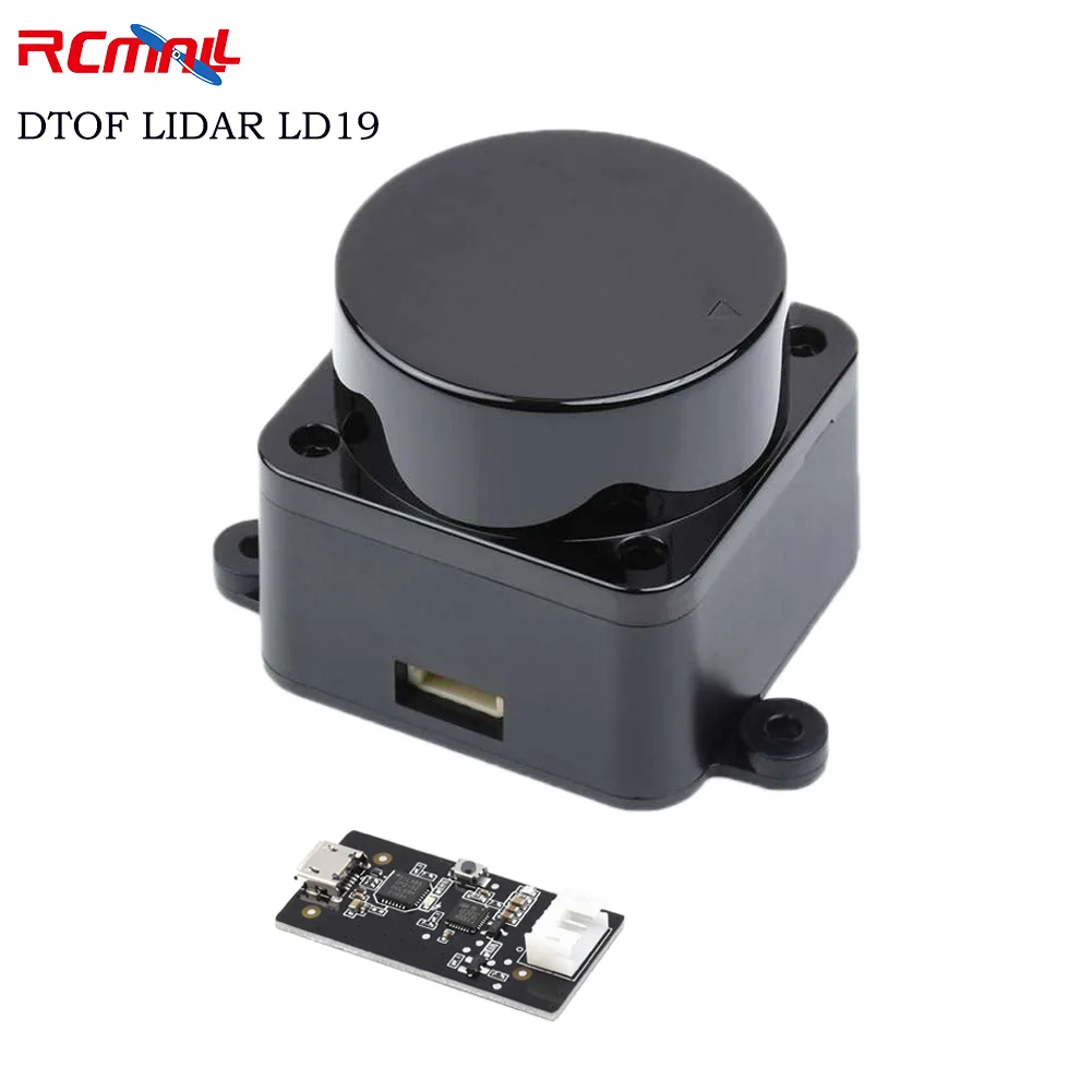 DTOF LIDAR LD19 D300 Developer Kit, DTOF Laser Ranging Sensor, 360° Omni-Directional Lidar, UART Bus, 0.02-12.00m