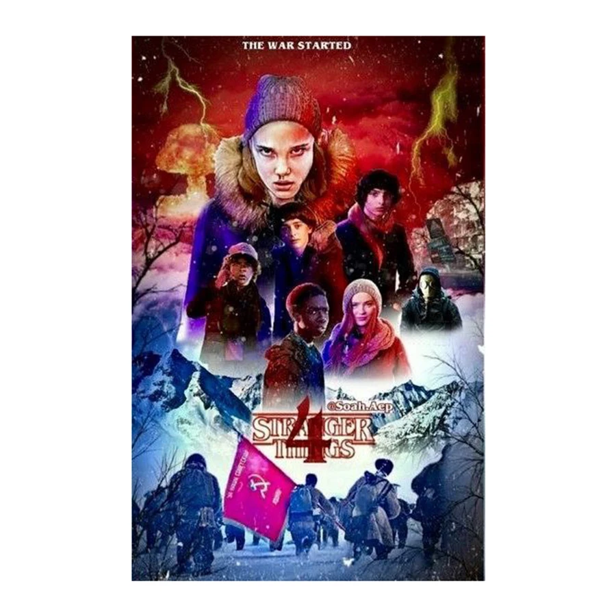 

Алмазная живопись, картина, новинка, ТВ-сериал, «очень странные дела», сезон 4, алмазная вышивка, фиксация, ужас 5d, «сделай сам», Полная работа,...