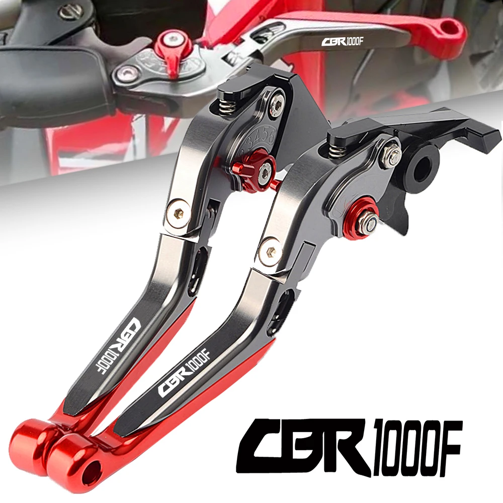 

Motorcycle CNC Adjustable Folding Brake Clutch Levers Handle Grip Enlarge For HONDA CBR1000FSC24 1993-1998 1994 1995 1996 1997