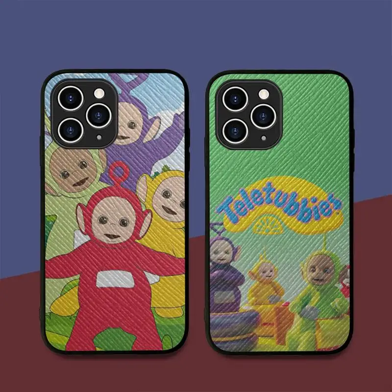 

Teletubbie Phone Case Hard Leather Case for iPhone 11 12 13 Mini Pro Max 8 7 Plus SE 2020 X XR XS Coque
