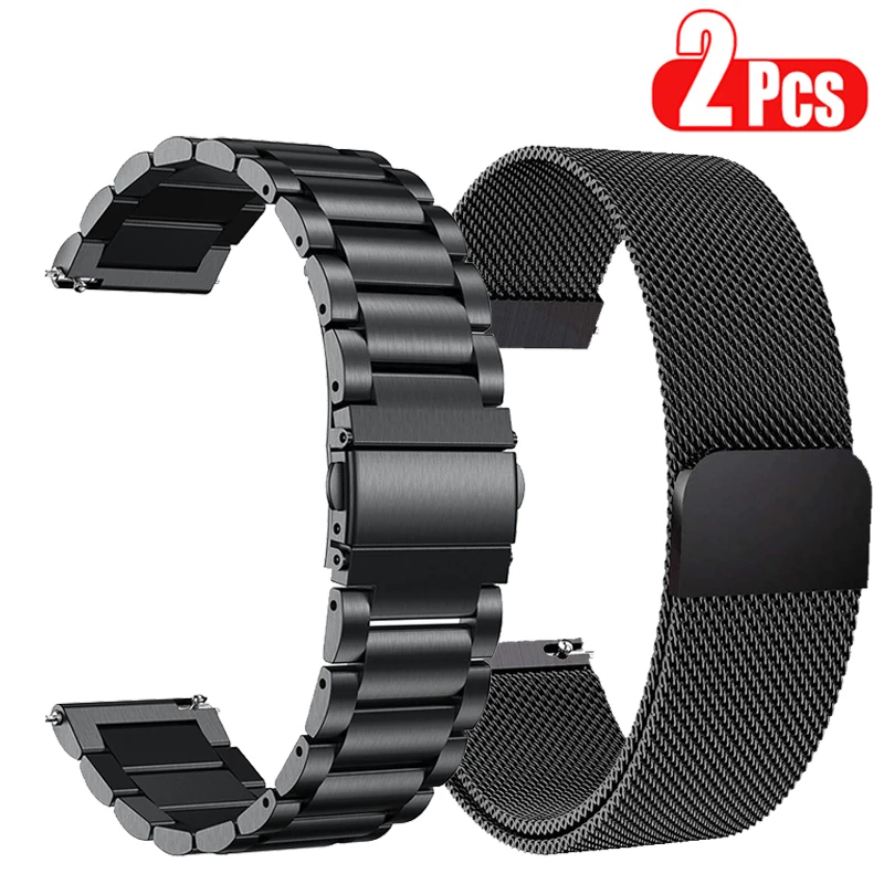 

20mm Metal Strap For COLMI P28 Plus Smart Watch Band Stainless Steel Magnetic loop For COLMI P8/Max/Mix/Pro/Plus/SE/BR Bracelet