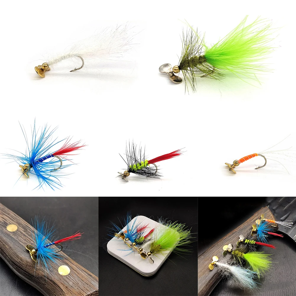 

Fly Fishing Lure Propeller Spinner Bait Swim Bait Redfin Striped Bass Seatrout For Many Kinds Of Fish: Redfin, Striped Bass