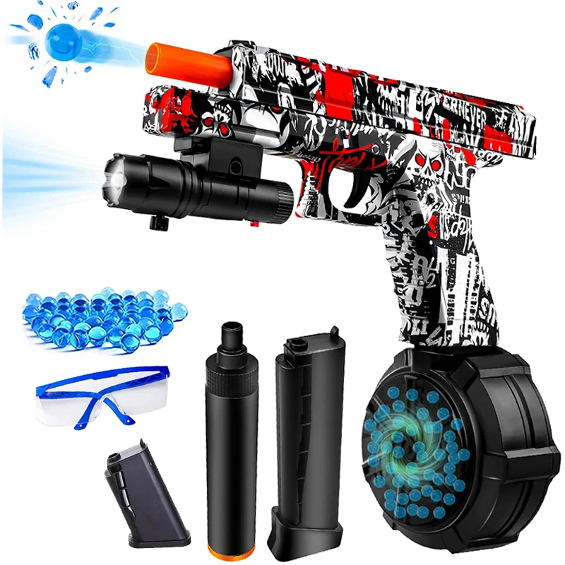 

Electric Desert Eagle JM X2 Gel Blaster Automatic Splatter Ball Water Toy Gun Outdoor Activities Games Airsoft Pistol