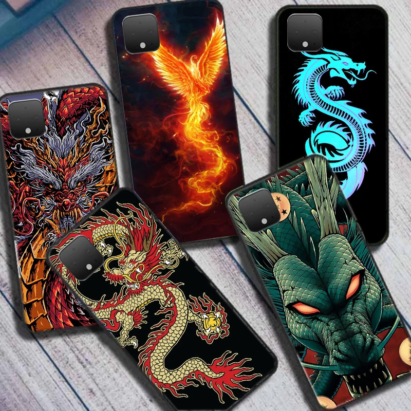 Чехол с рисунком дракона для Google Pixel 4 XL, задняя крышка телефона для Google Pixel4XL 4 XL Pixel4 Pixel 4XL, мягкий силиконовый бампер
