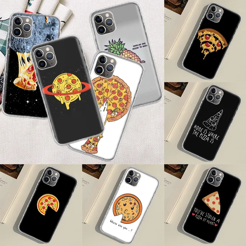 Pizza Best Friends BFF Phone Case For Apple Iphone 14 13 Pro Max 11 12 Mini SE 2020 X XS XR 8 7 Plus 6 6S 5 5S Cover Shell Coque