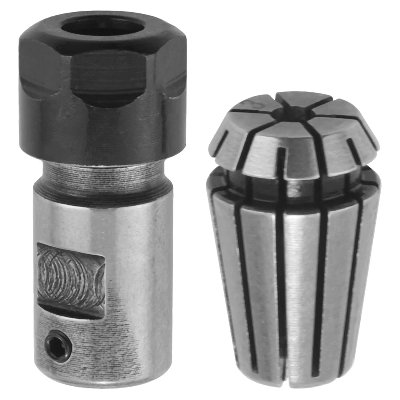 

LBER Er11 Collet Set,15Pcs Er11 1-7Mm Spring Chuck Collet With Er11 5Mm Extension Rod Holder Collet Cnc Milling Lathe Tool Set F