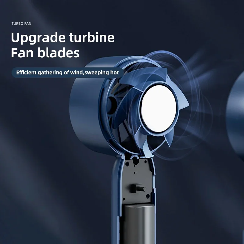 Мини-портативный Ручной Тихий Вентилятор Электрический Настольный Беспроводной