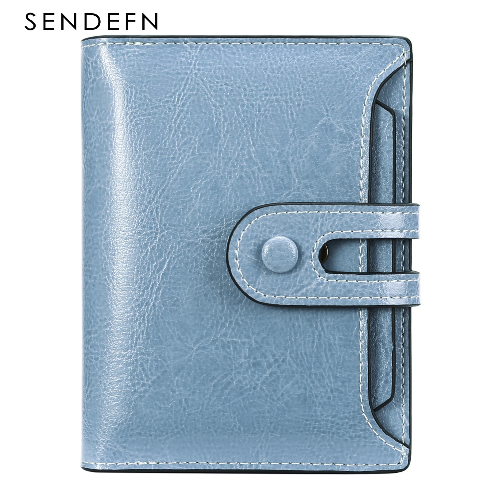 2023 Luxury Women Wallets With Coin Zipper Pocket Minimalist Soft Genuine Leather Ladies Purses For Women Small Wallets