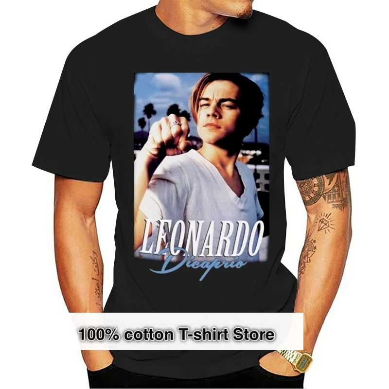 

Футболка с Леонардо ДиКаприо, топ, Tumblr 90, ретро, винтажная, Титаник, Bae, Летний стиль, повседневная одежда, футболка
