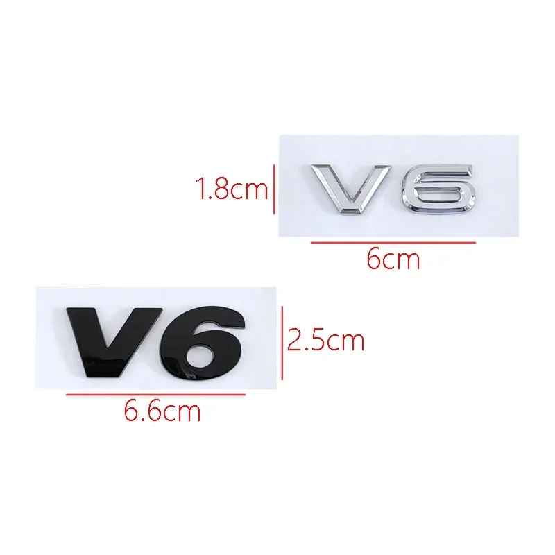 Фото ABS 3D наклейка на багажник задний значок эмблема V6 V8 наклейка для Volkswagen VW Golf Passat Jetta Touareg Bora Scirocco Sharan Lavida №2