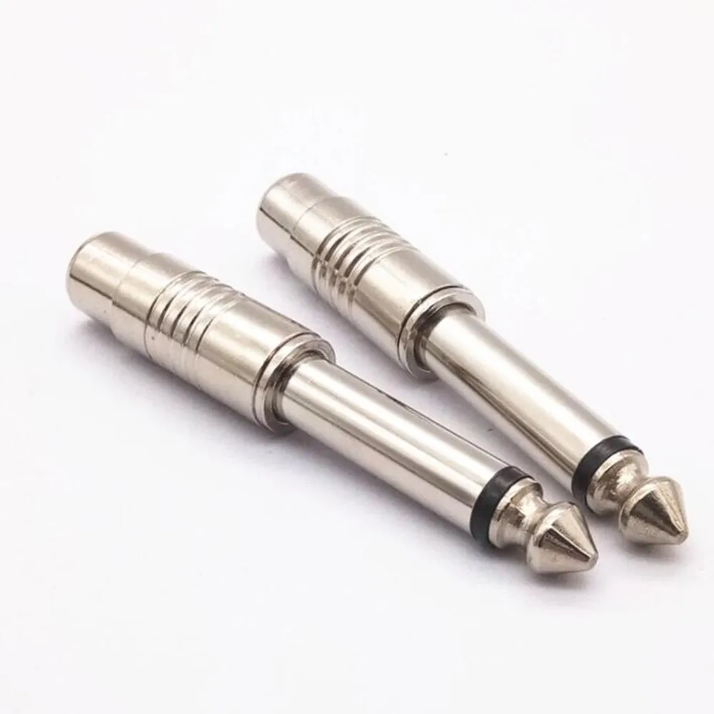 

5x~Mono Plug 6.5mm Male To RCA Female Audio Jack Stereo Connector Adapter Newest