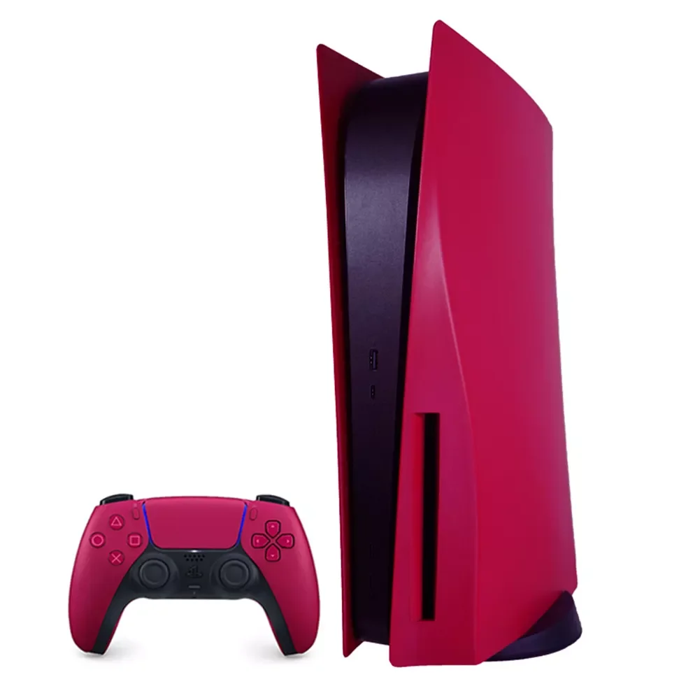 

Чехол для игровой консоли с лицевой панелью для Cosmic Red PS5, жесткий чехол с защитой от пыли, Защитные чехлы для версии драйвера Digital editio