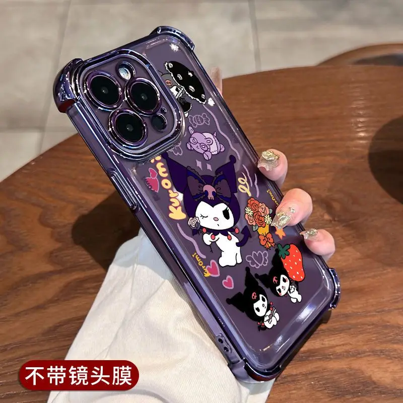 Милый мультяшный чехол Kuromi для Infinix Hot 40i 30 30i 10s 9 Play Smart 8 7 Note 40 Spark Go itel A70