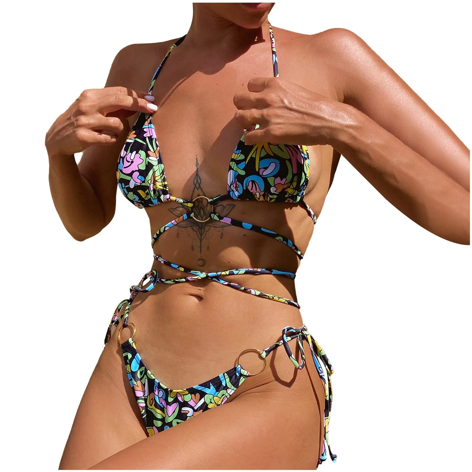 

Бразильское Бикини бандо бандаж пляжная одежда купальник пуш-ап женский купальник набор купальников Танкини Купальники бразильские труси...