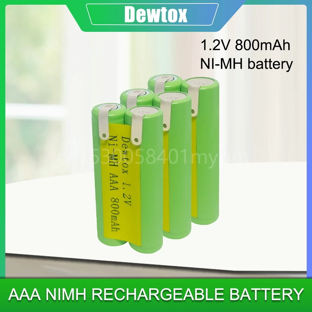 2.4V AAA 800mAh Ni-MH Rechargeable Battery DIY for YS534/17 Water pik WP-900 Remington Barba Trimmer Shaver Razor