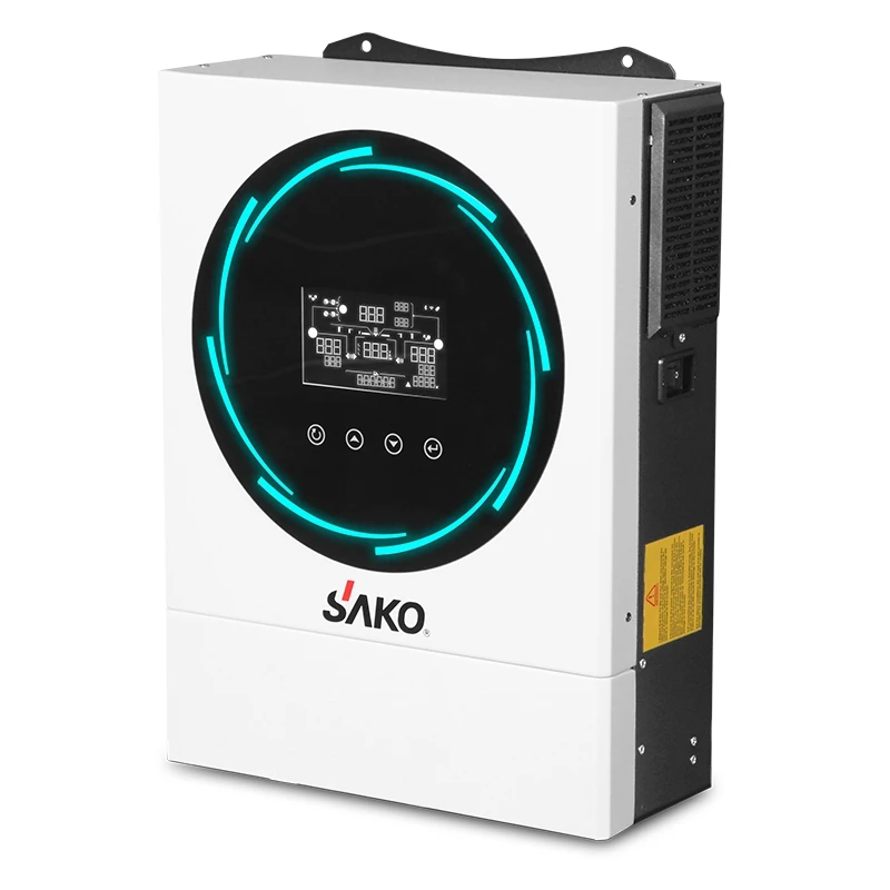 

Sako Sunon IV High Quality Hybrid MPPT 3KW 5KW Pure Sine Wave Inverter Built In MPPT Solar Controller with 100A Off Grid Hybrid