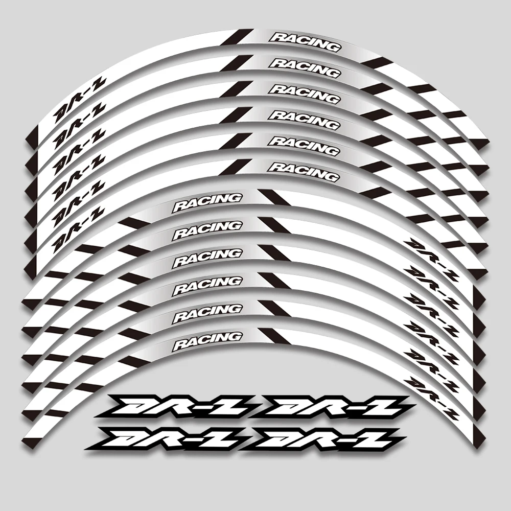 

Подходит для Suzuki DRZ 400 400S 400E 2000-2021, наклейка на ступицу колеса мотоцикла, светоотражающая наклейка, полоса обода, наклейка на обод колеса