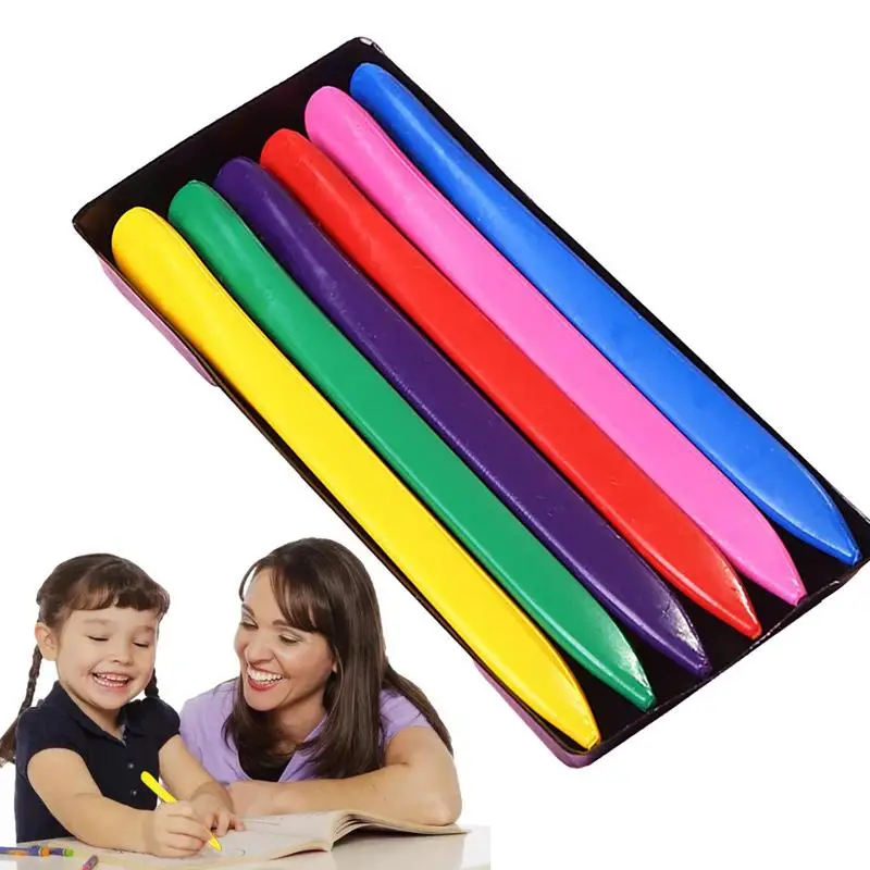 Crayons Painting Oil Pastel Triangle Colored Crayon Set For Babies Children Gifts Washable And Erasable Crayons