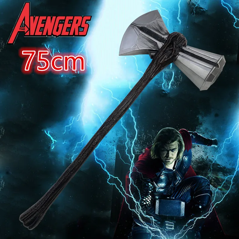 

1:1 Oversized Thor's Stormbreaker Thor Axe Cosplay Hammer Prop Weapon Avengers Superhero Thunder Battle Ver. Safety PU Model Toy