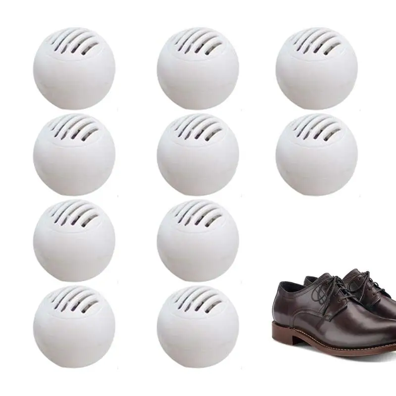 

NEW 10PCS Odor Ball For Sneakers Leather Shoes Shoe Cabinet Odor Removal Deodorant CW