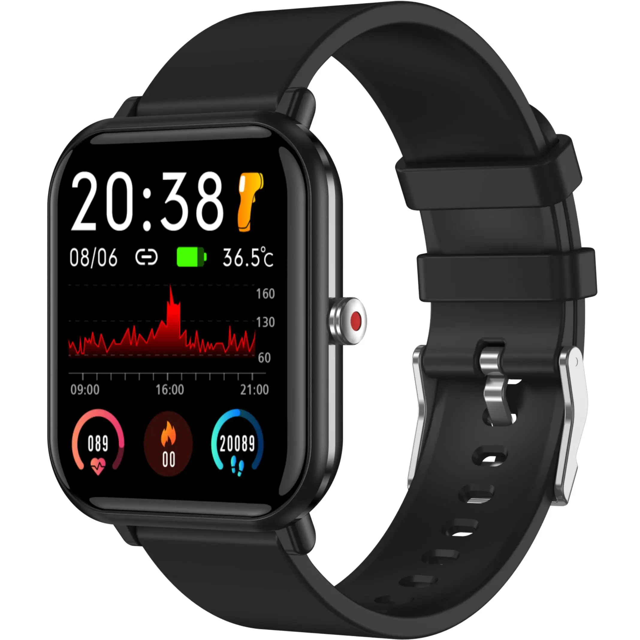 

Body Temperature Measurement Smart Watch Women Men Smartwatch Heart Rate Monitor Sport Fitness Information Reminder