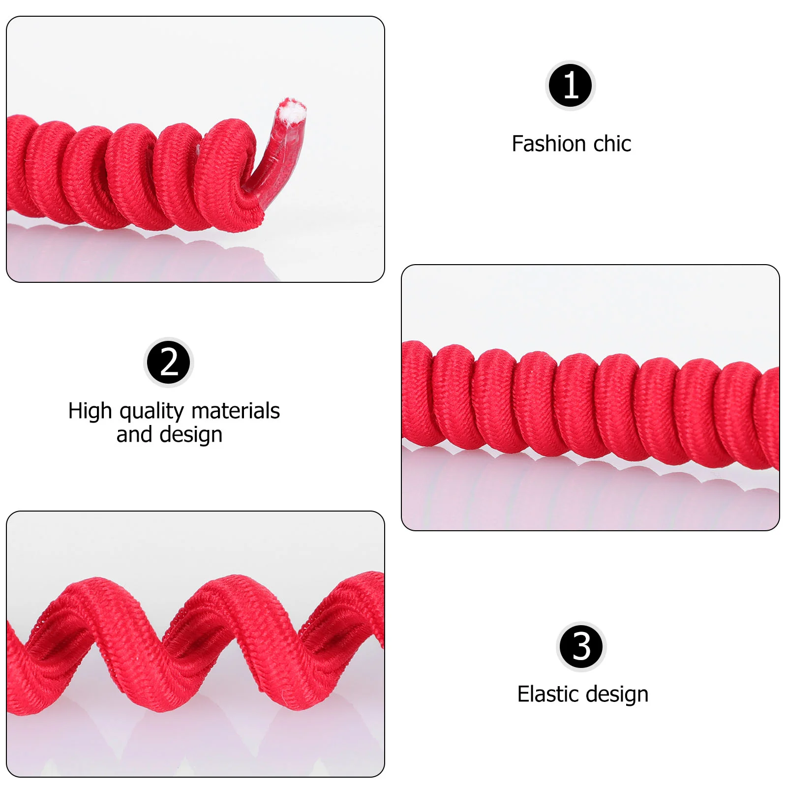 11 Pairs Free Spring Laces Stretch Sneakers Simple Shoelaces Practical Casual Shoes Elastic Polyester