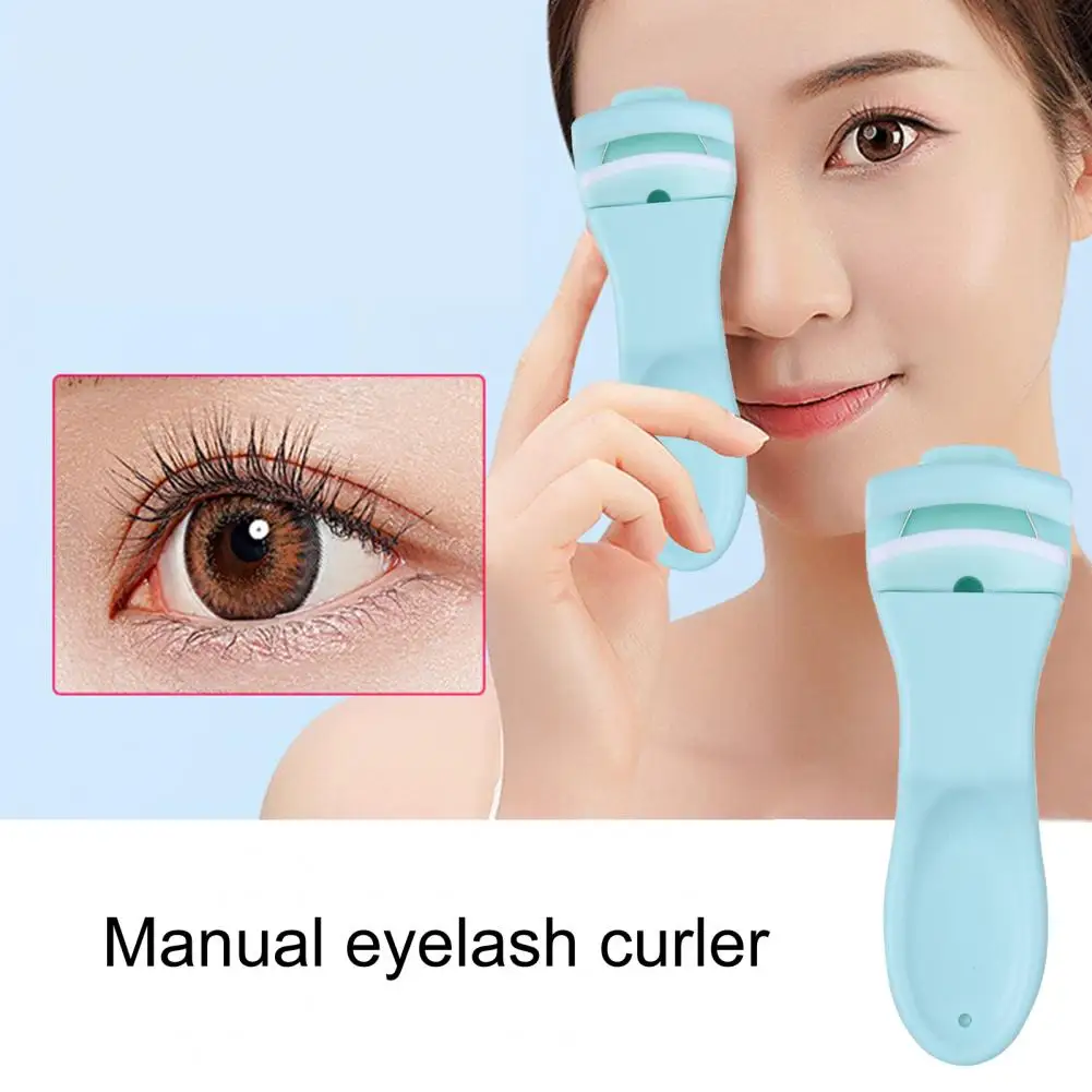 

Curling Eyelash Curler Manual Portable Reused Professional Universal Women Cosmetics Tool ABS Pressing Mini Eyelash Curler