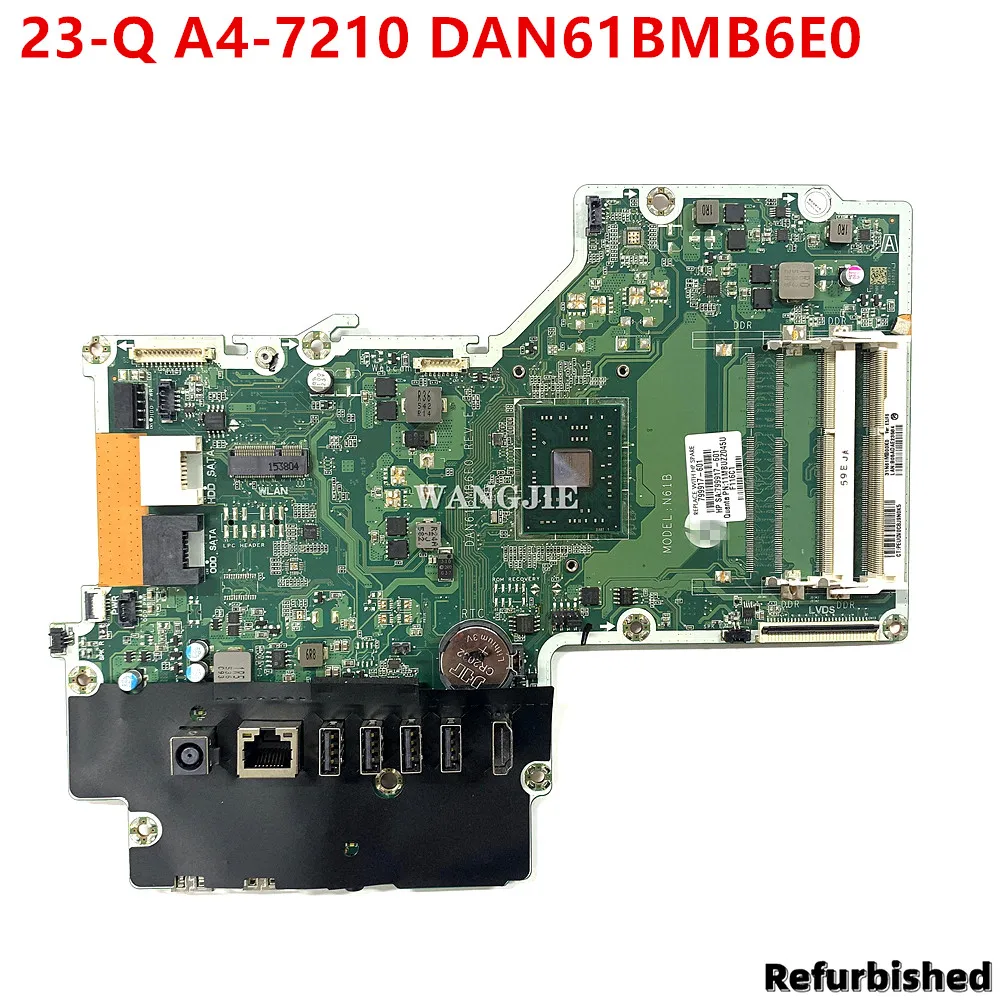 

Восстановленная материнская плата для ноутбука HP PAVILION AIO 23-Q010 23-Q N61B 799917-601 A4-7210 DAN61BMB6E0