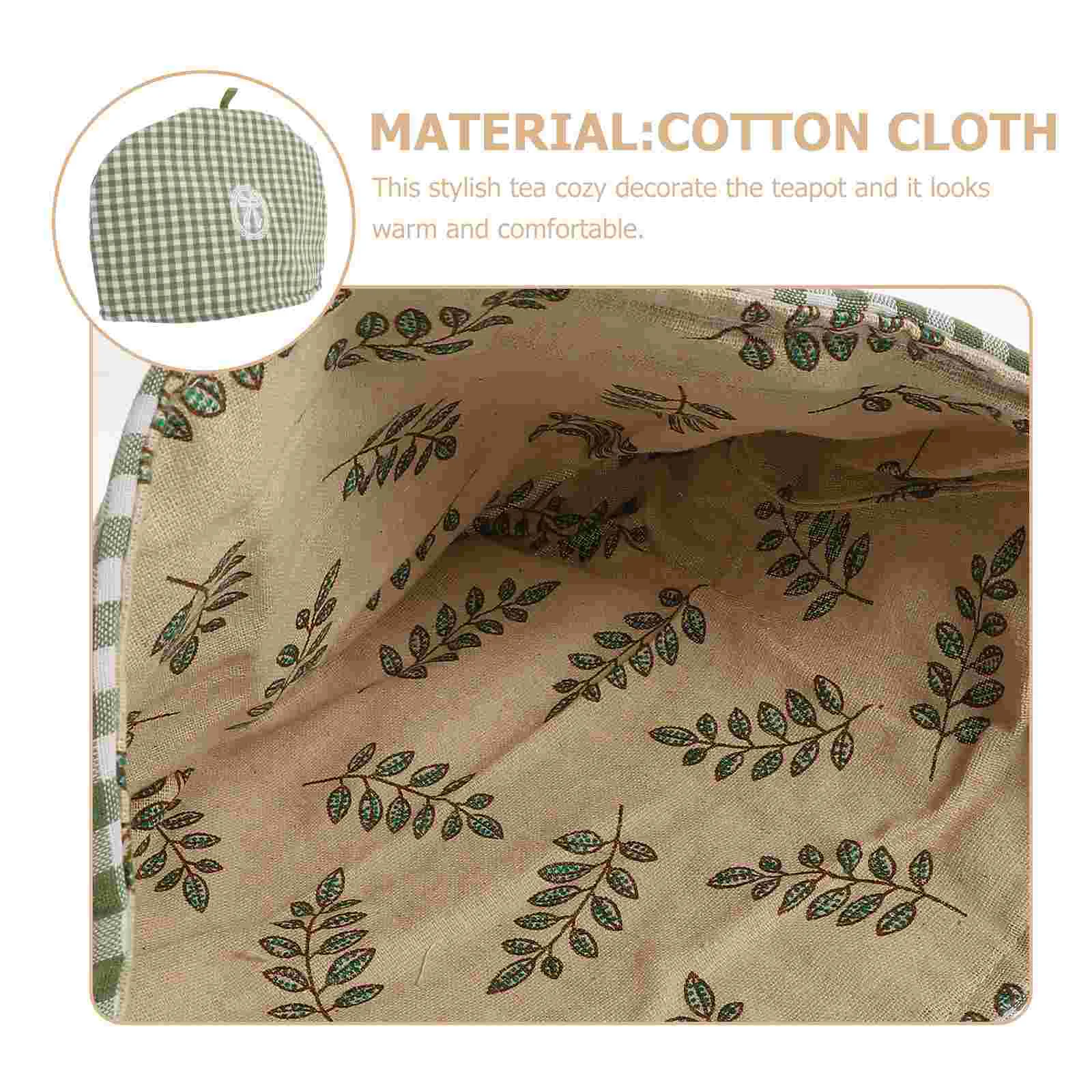 

Tea Cosy Teapot Cover Cozy Kettle Insulated Cotton Warmer Quilted Pot Vintage Accessories Thermal Winter Protector Warm Modern