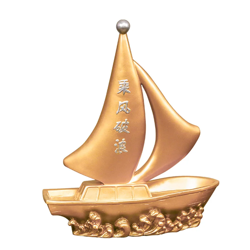 

Декоративные украшения для шкафа, Парусная статуэтка, скульптура, оригинальный женский стол