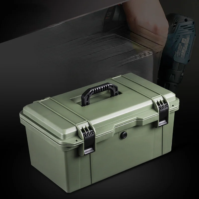 

Storage Tool Box Profesional Waterproof Storage Case Plastic Hard Carry Case Transport Caja De Herramientas Garage Accessories