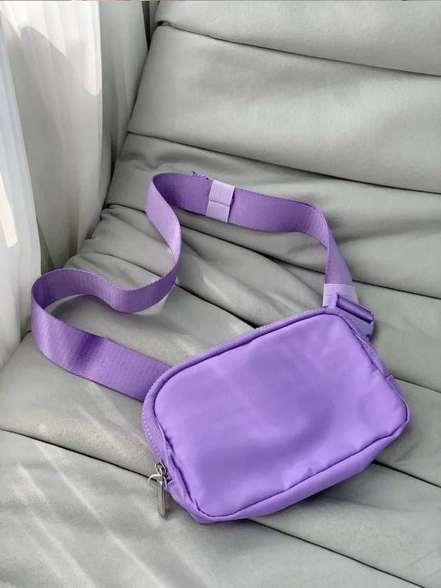 1L Designed For On The Move Oxford Cloth Waterproof Waist Bag Everywhere Belt Bag LuluWomen Unisex Leisure Sports Zip Waistpack