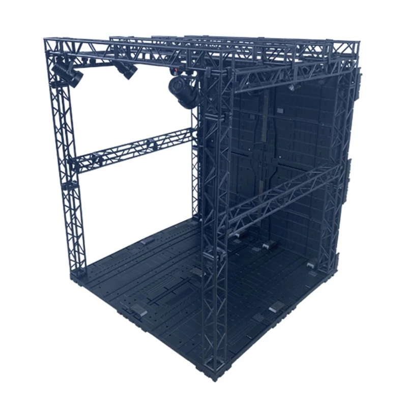 

448B Plastic DIY Model Showcase with Lighting Displaying Figurines and Decorations Home Bedroom Dormitory Decoration