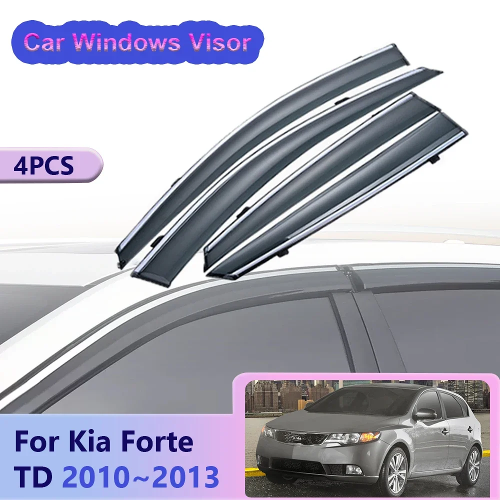 Козырёк для окна Kia Forte Cerato Koup TD 2010 ~ 2013 2011 2023 хэтчбек дым защита от солнца дождя