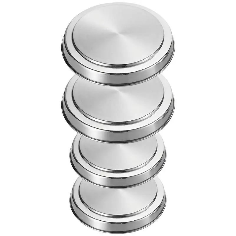 

4 шт., крышки для кухонной горелки, из нержавеющей стали