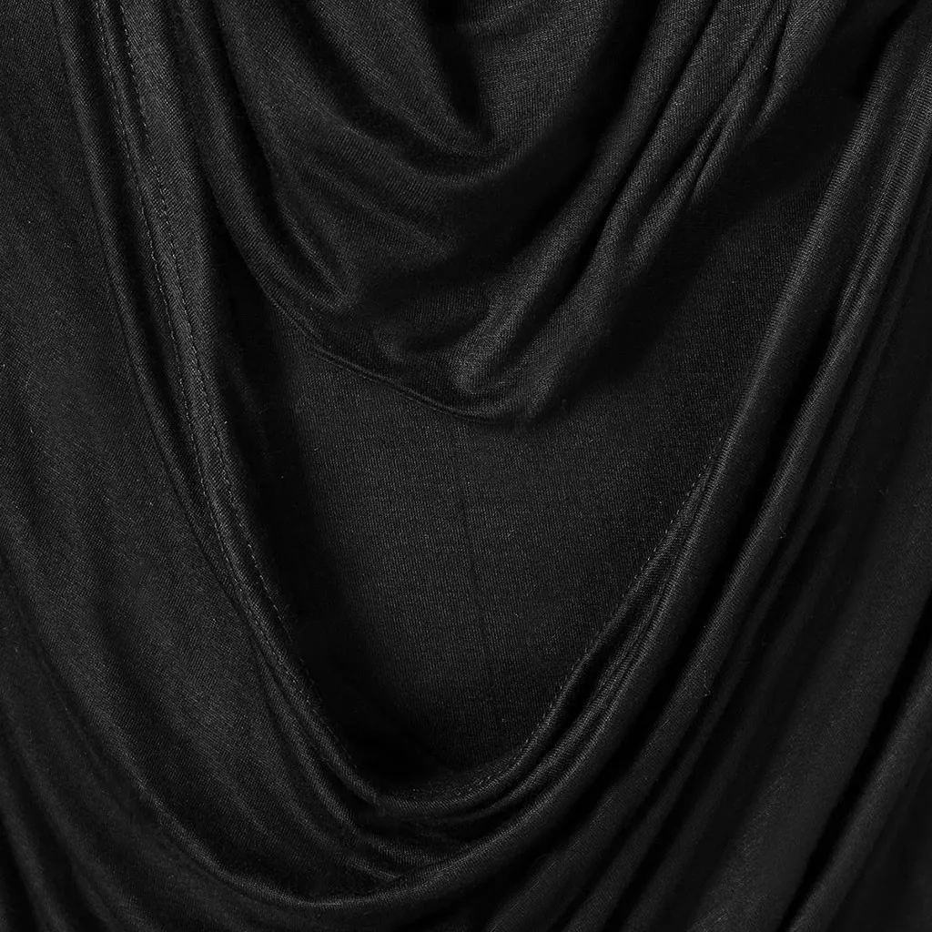 Мужская зимняя винтажная Асимметричная однотонная блузка с ворсом и воротником