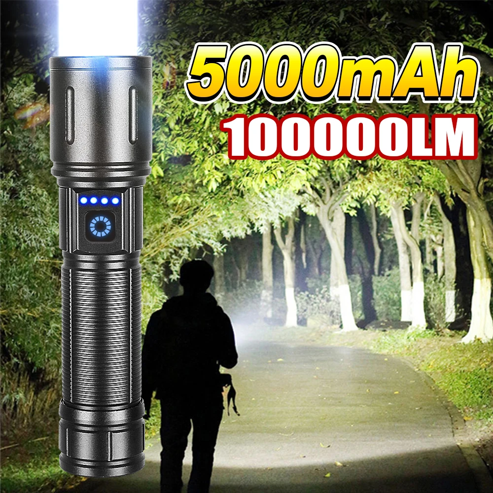 Ультра-мощный Тактический Фонарик С Перезаряжаемой Батареей