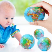 stress relief earth foam ball ornaments squeeze hand toy car home office world map anti stress balls funny gifts