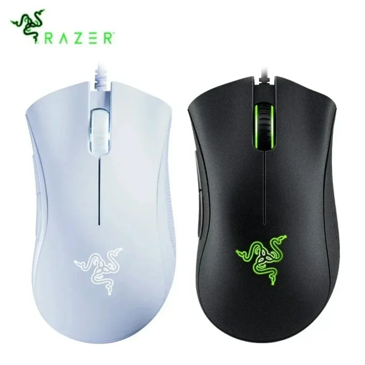Оригинальная проводная игровая мышь Razer DeathAdder Essential оптический датчик 6400 точек на