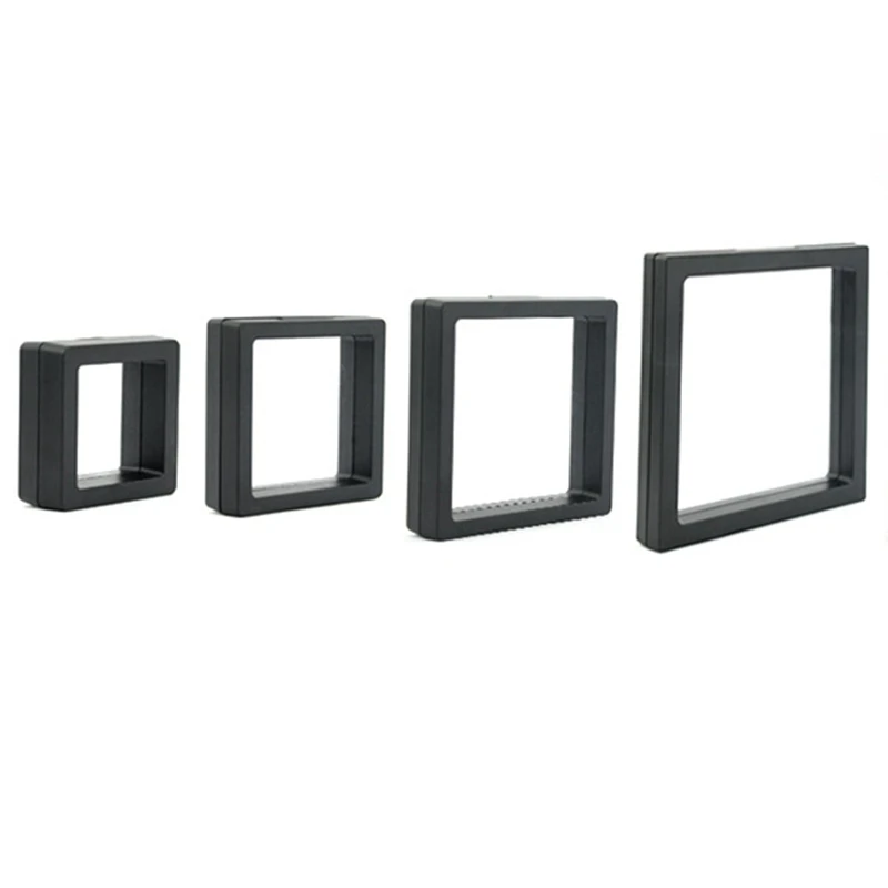 

Подставки для чехлов с объемным плавающим рисунком, Прозрачный квадратный держатель, коробка для хранения кулонов, ожерелий, браслетов, кол...